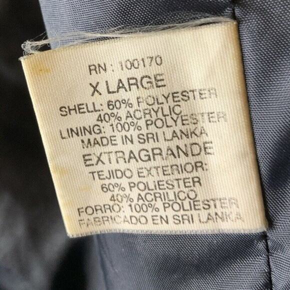 Basic Editions Vintage Fleece Jacket Womens Size XL Lined Warm Comfortable Coat - Picture 6 of 6